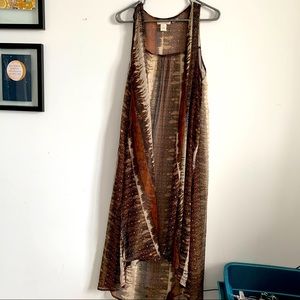 🧡Band of Gypsies Long vest-style throw🧡